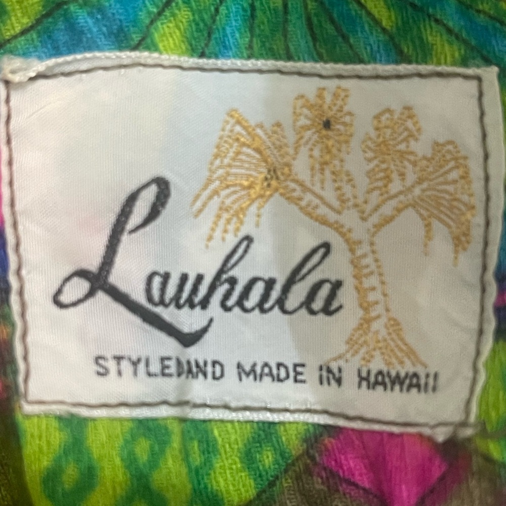 60's Lauhala Hawaiian Jumpsuit Dress Tiki Lounge … - image 4